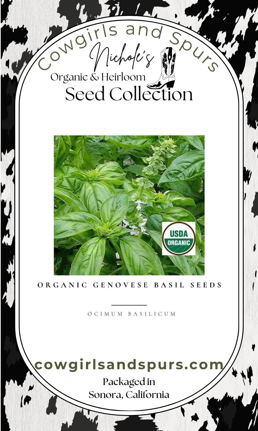 Organic Genovese Basil Seeds