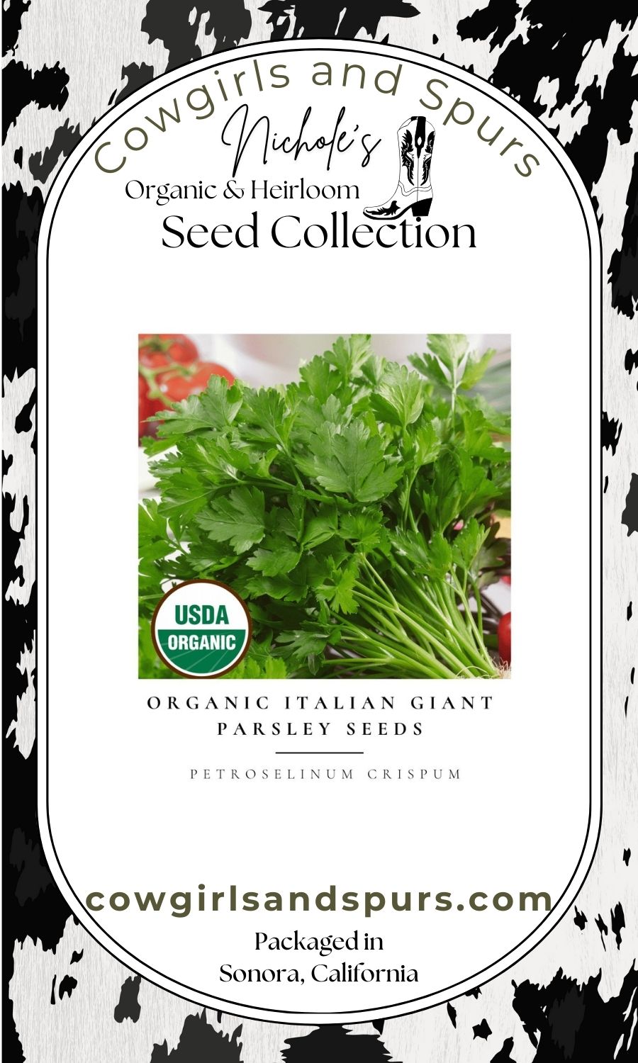 Organic Italian Giant Parsley Seeds