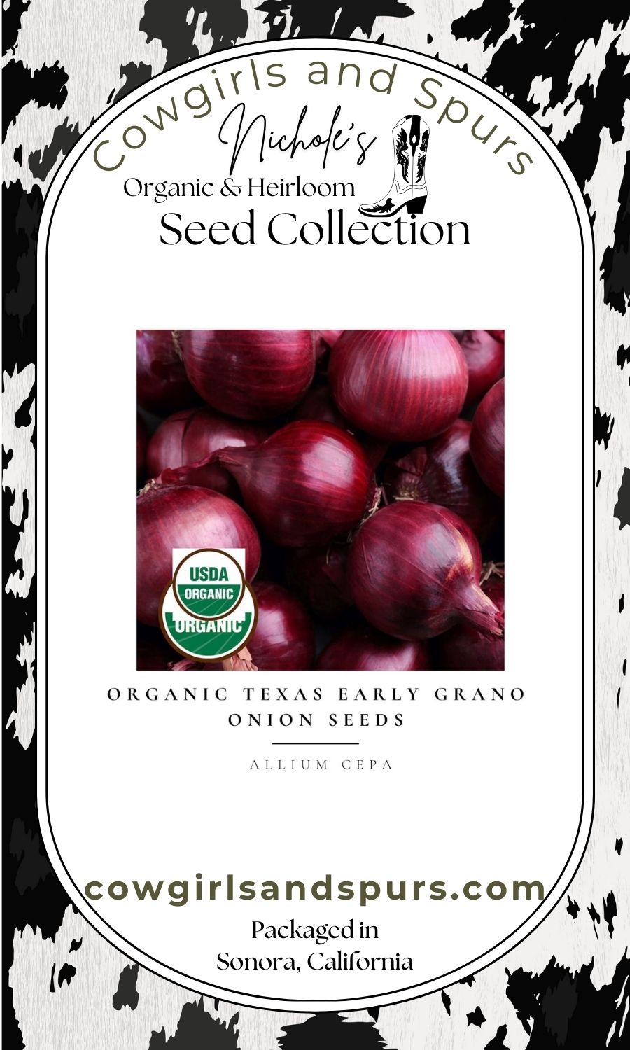 Organic Texas Early Grano Onion Seeds