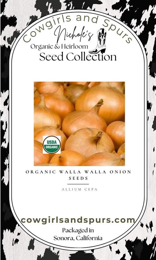 Organic Walla Walla Onion Seeds