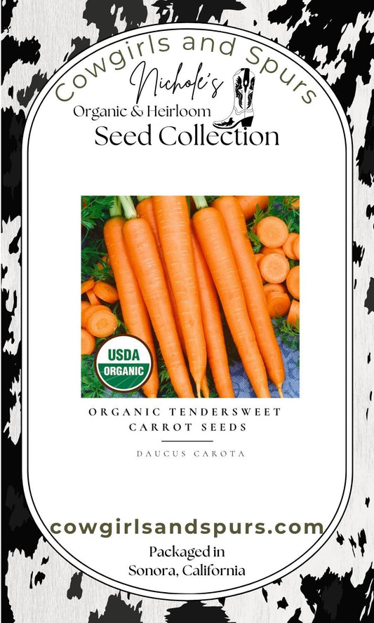 Organic Tendersweet Carrot Seeds