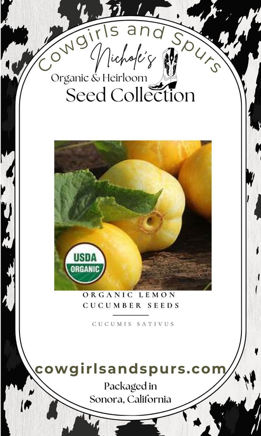 Organic Lemon Cucumber Seeds