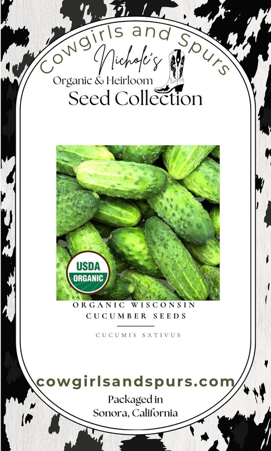 Organic Wisconsin Cucumber Seeds