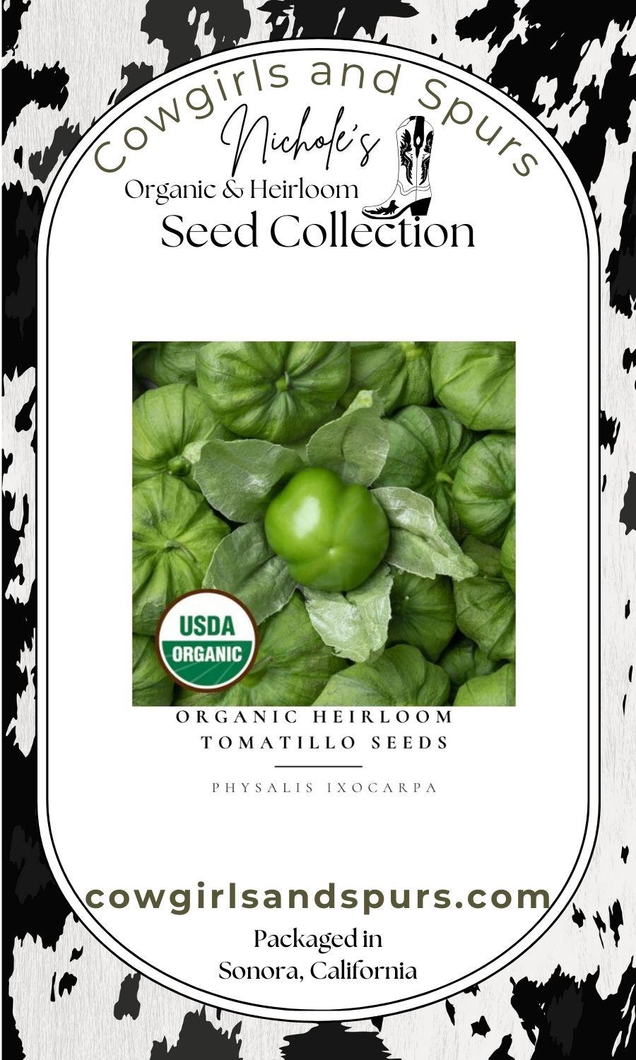 Organic Green Tomatillo Tomatillo Seeds