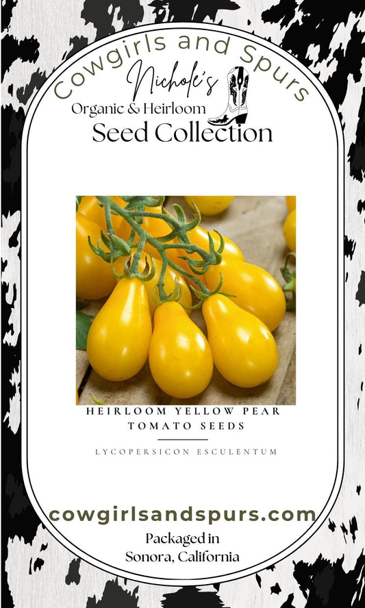 Yellow Pear Heirloom Tomato Seeds