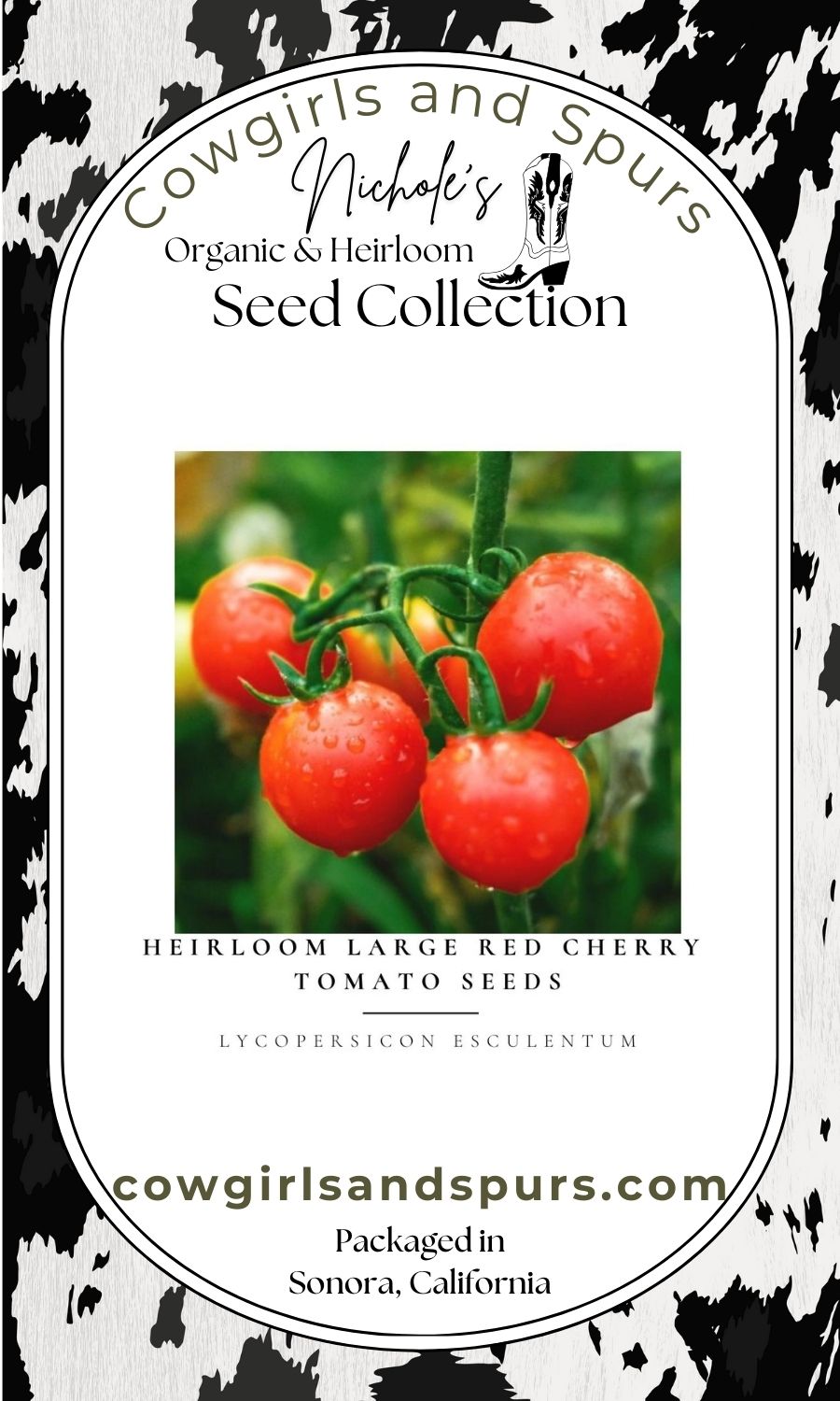 Large Red Cherry Heirloom Tomato Seeds