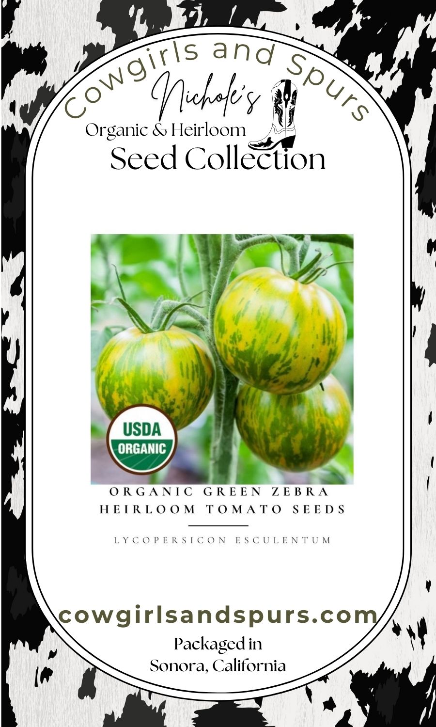 Organic Green Zebra Heirloom Tomato Seeds