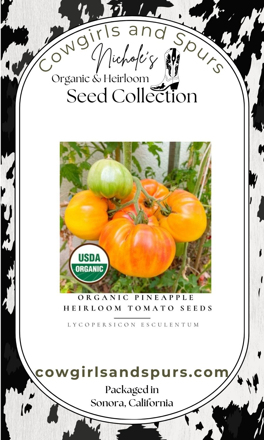 Organic Pineapple Heirloom Tomato Seeds