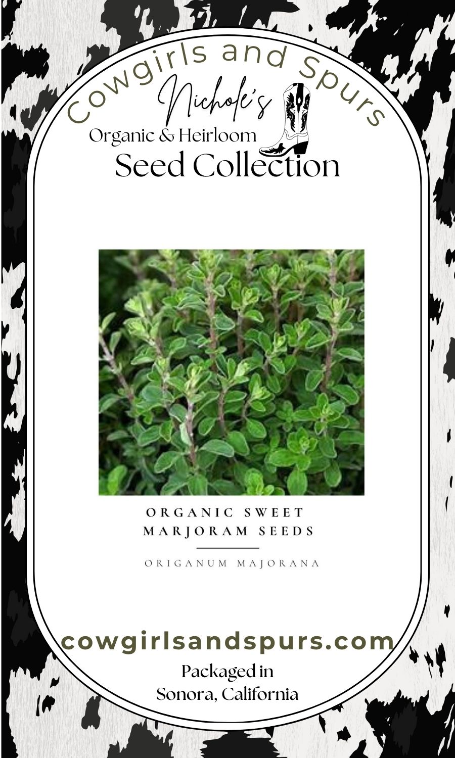 Organic Sweet Marjoram Seeds