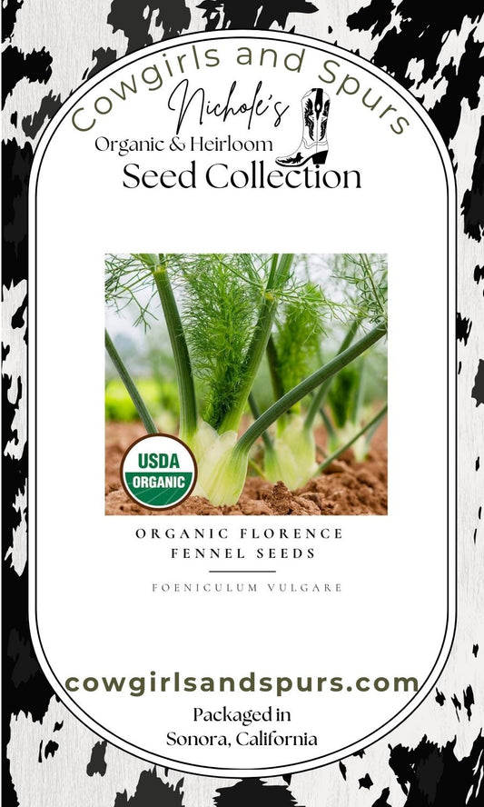 Organic Florence Fennel Seeds